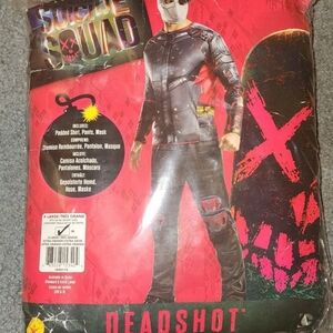 Suicide Squad Deadshot Halloween Costume NIP Size Adult Medium Cos Play
